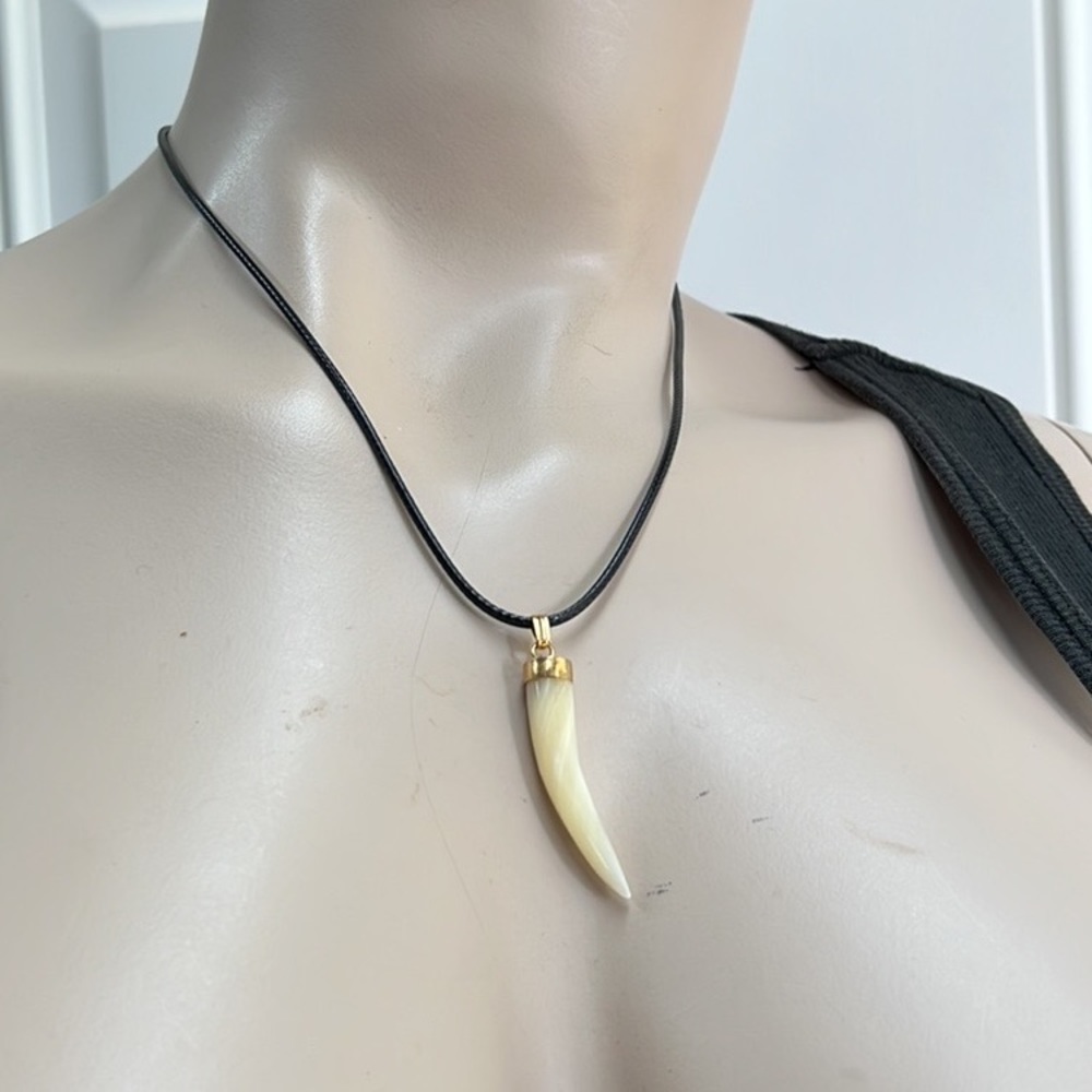 Mother of Pearl Horn Necklace 5/$25